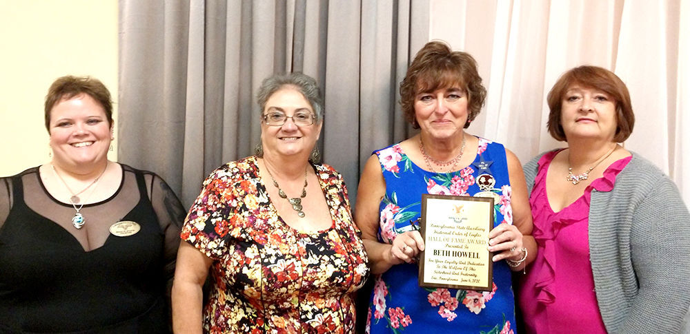 Auxiliary president Howell earns Hall of Fame award